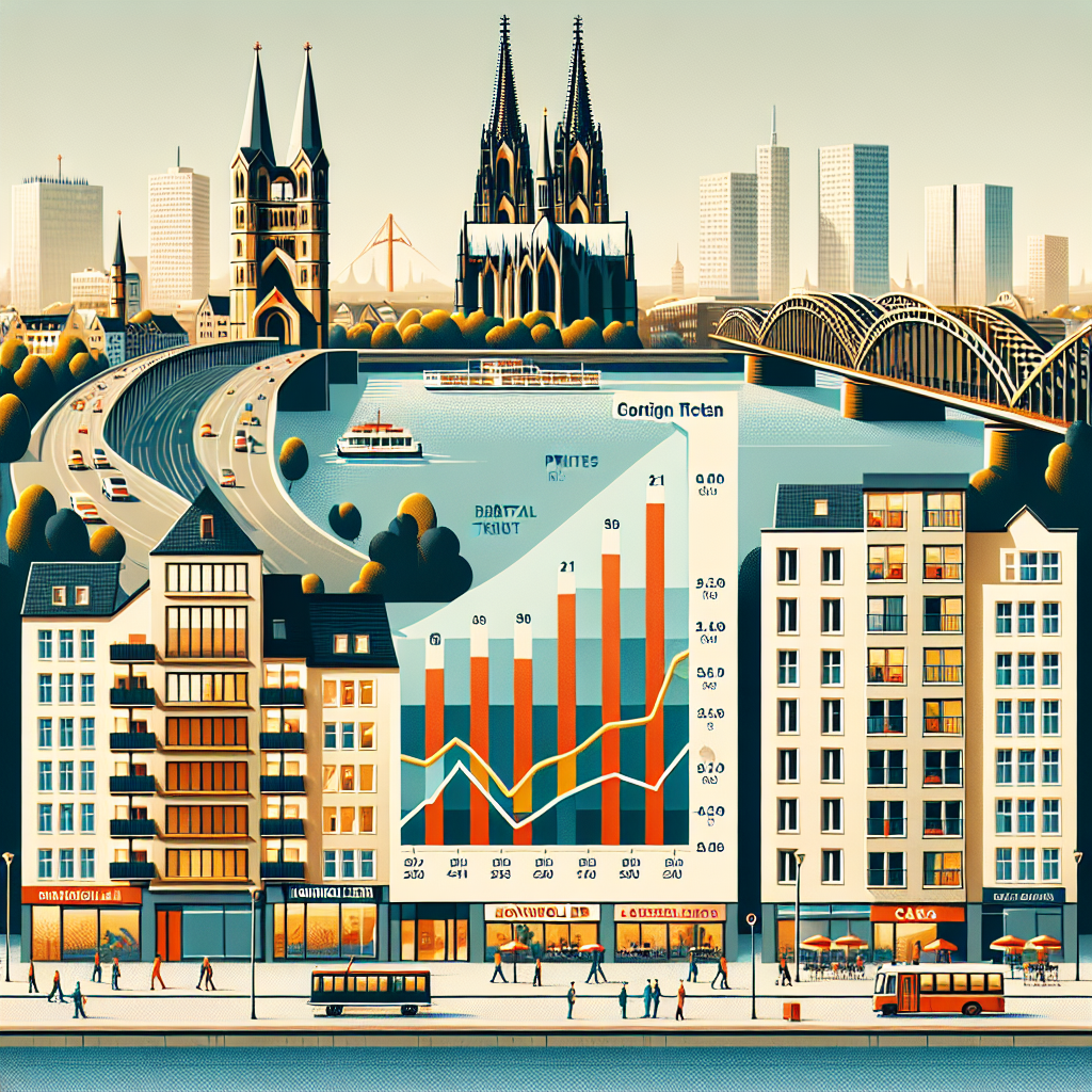 Mietspiegel-Entwicklung Köln Braunsfeld vs. andere Stadtteile